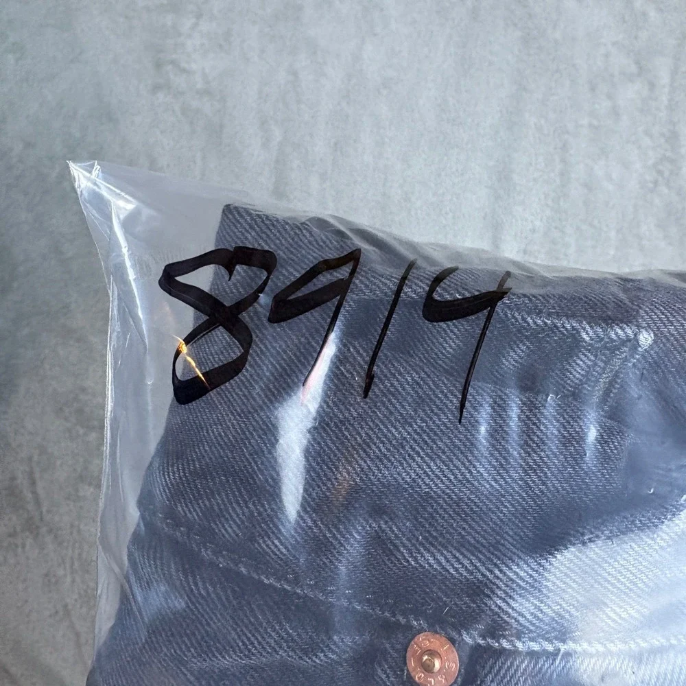 Levi's Jeans Men 32x30 (Fits 32x29) 501 Original‎ Fit Straight Leg Black Faded